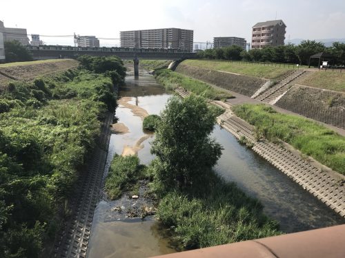 枚方市駅近く天の川