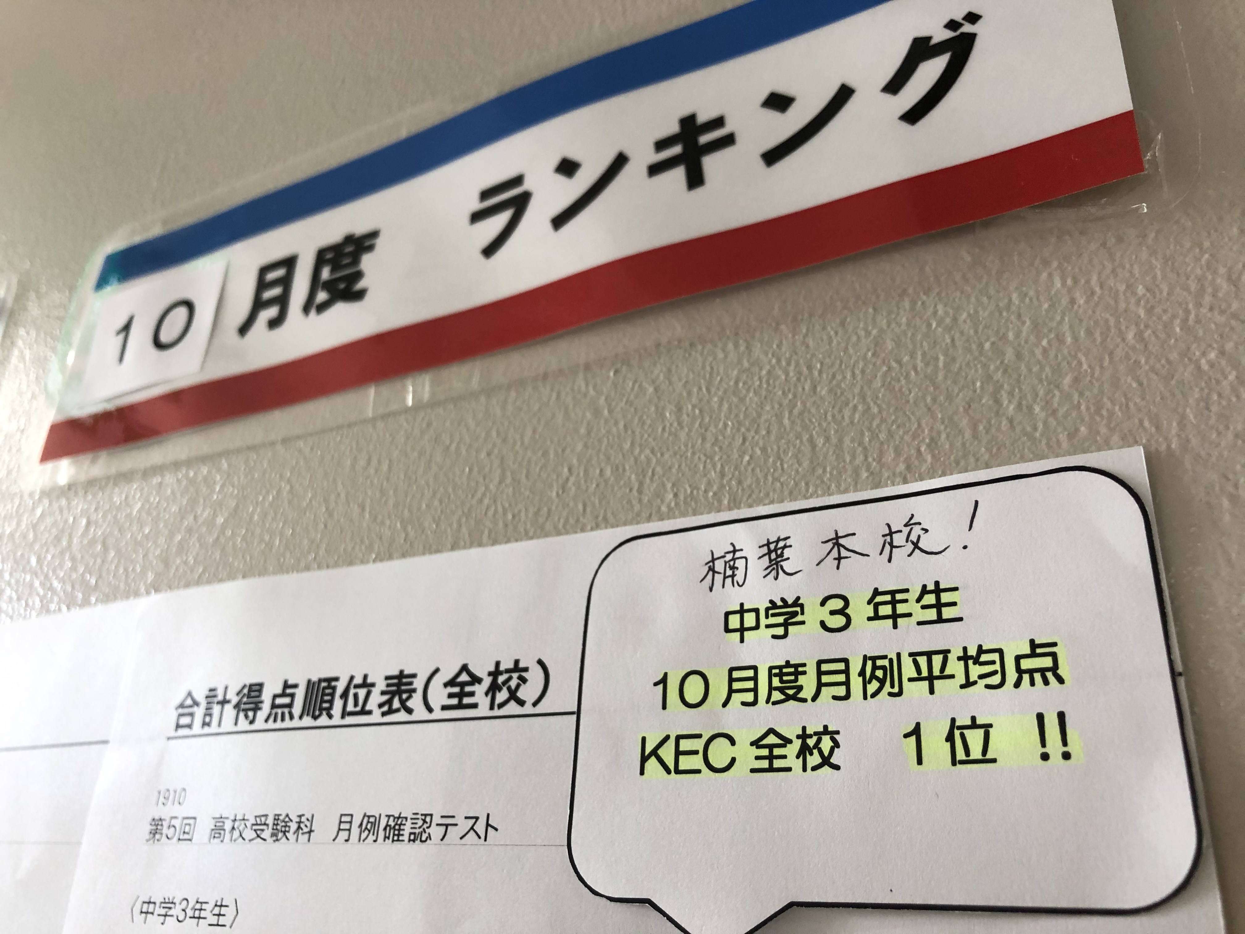 毎月恒例 Kec月例テスト Kec近畿予備校 Kec近畿教育学院 公式ブログ