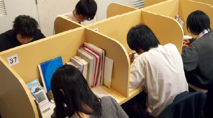 自習教室の様子