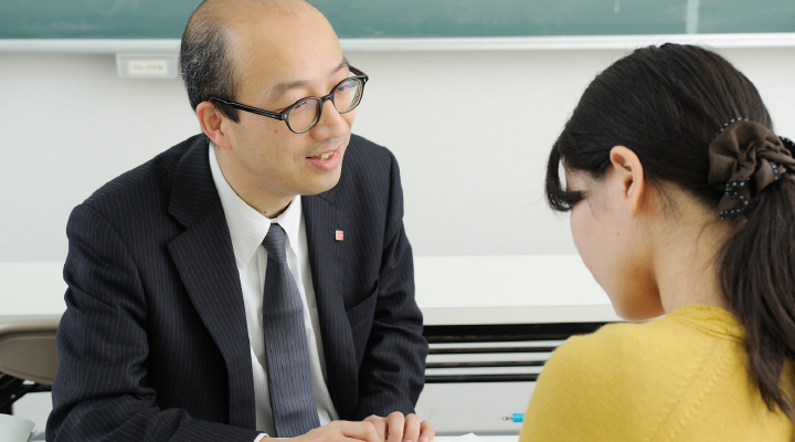 進路相談の様子