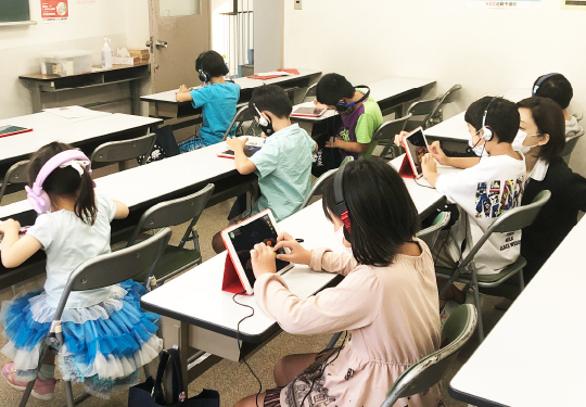 iPadを使って「イメージ暗算」学習
