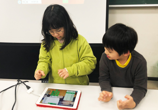 お友達の前でも、本番力発揮！