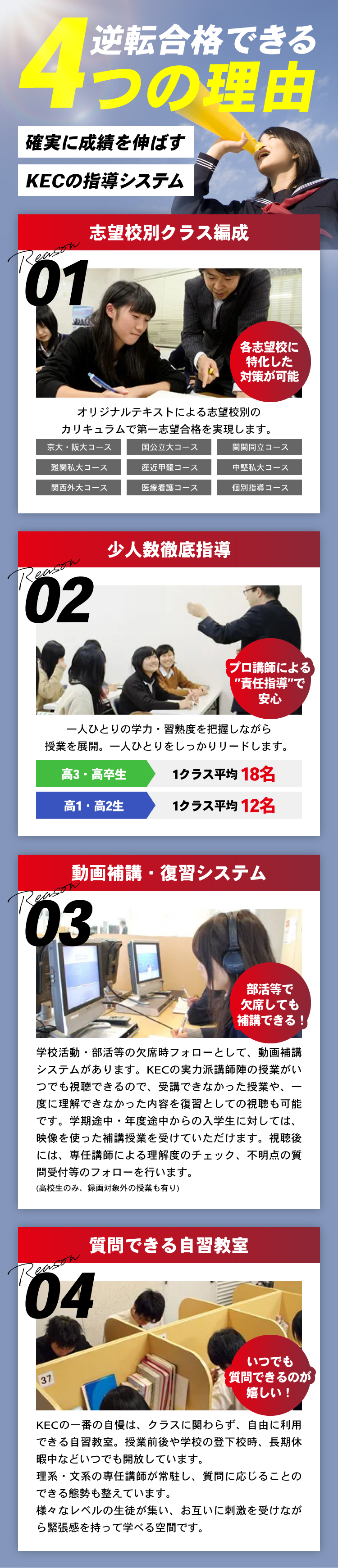 逆転合格できる4つの理由