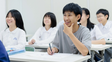 親身に、熱誠指導　生徒が主役